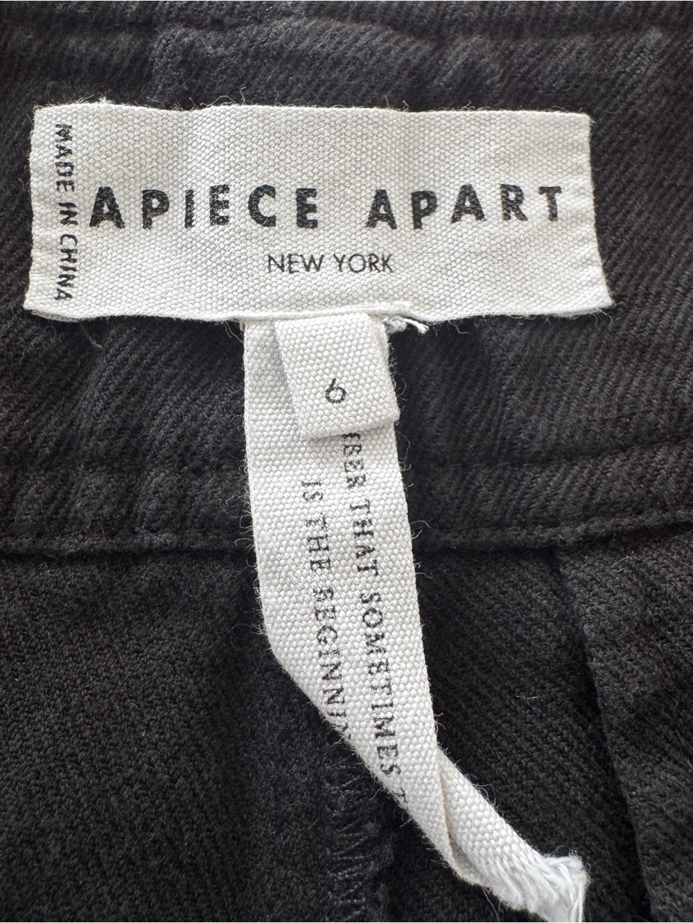 Apiece Apart Bari Crop Trousers size 6 - Picture 5 of 6